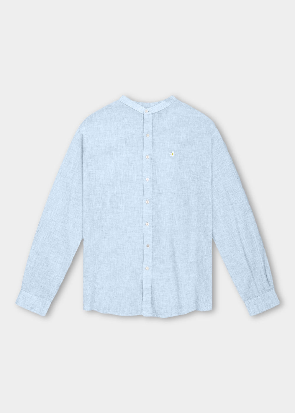 Bavarian Caps Edelweiß Sommerfrische Hemd – Hellblau
