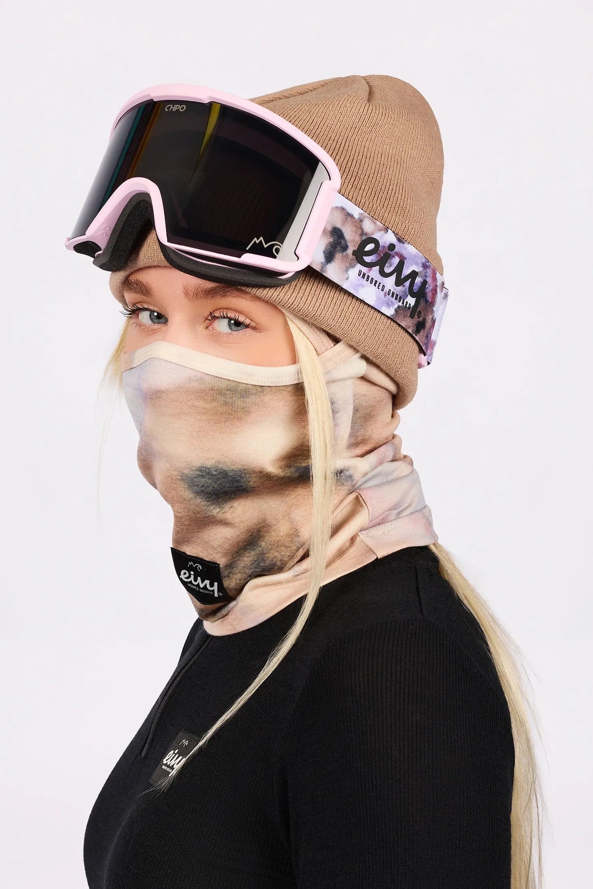 Eivy Hinge Wool Balaclava – Aquarelle