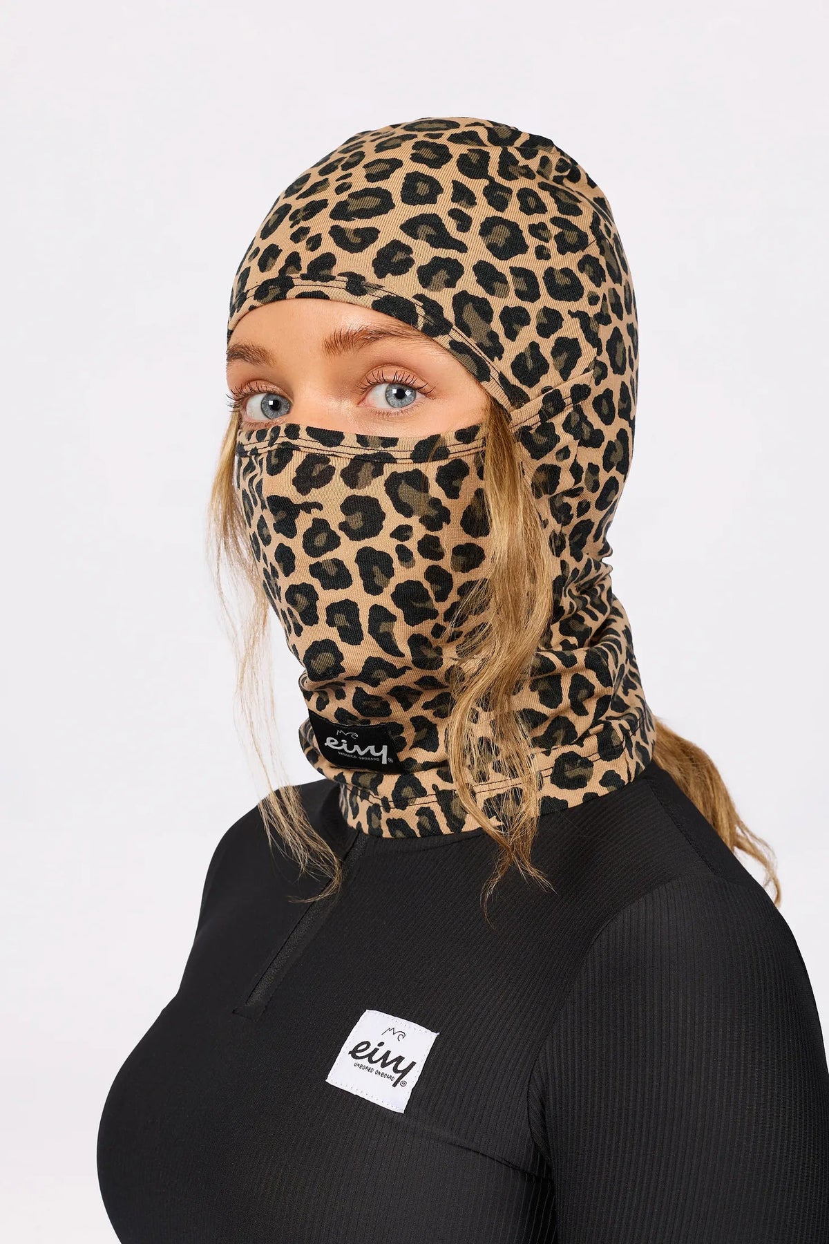 Eivy Hinge Merino Wool Balaclava – Leopard – 1