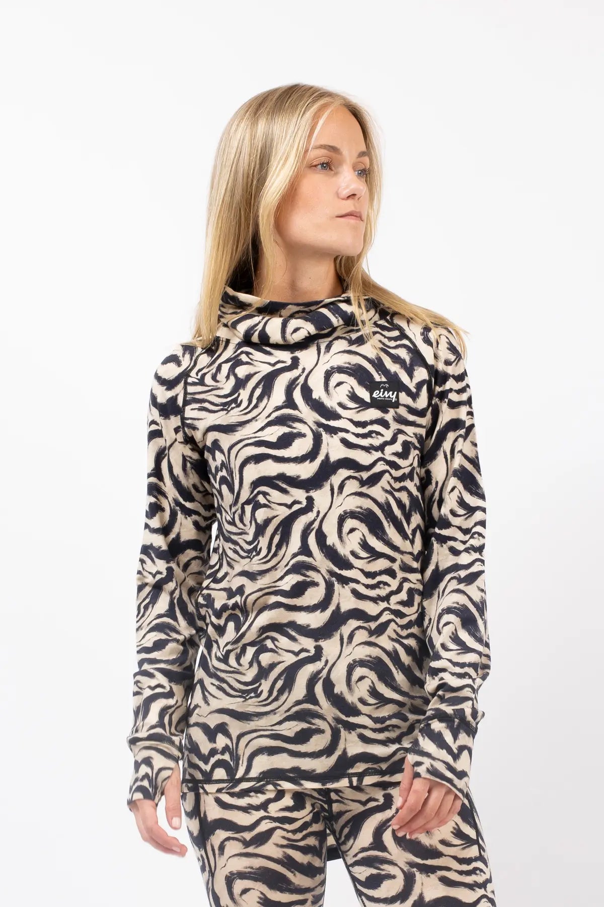 Eivy Icecold Merino Wool Top – Animal Swirl