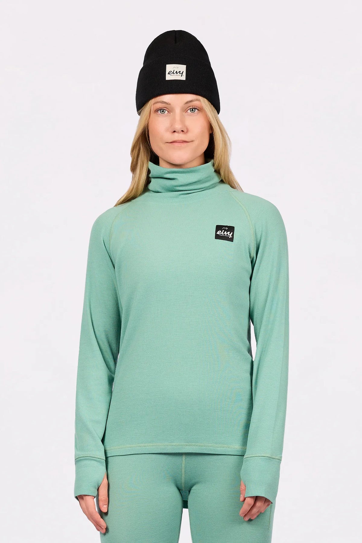 Eivy Icecold Merino Wool Rib Top – Menthe – 1