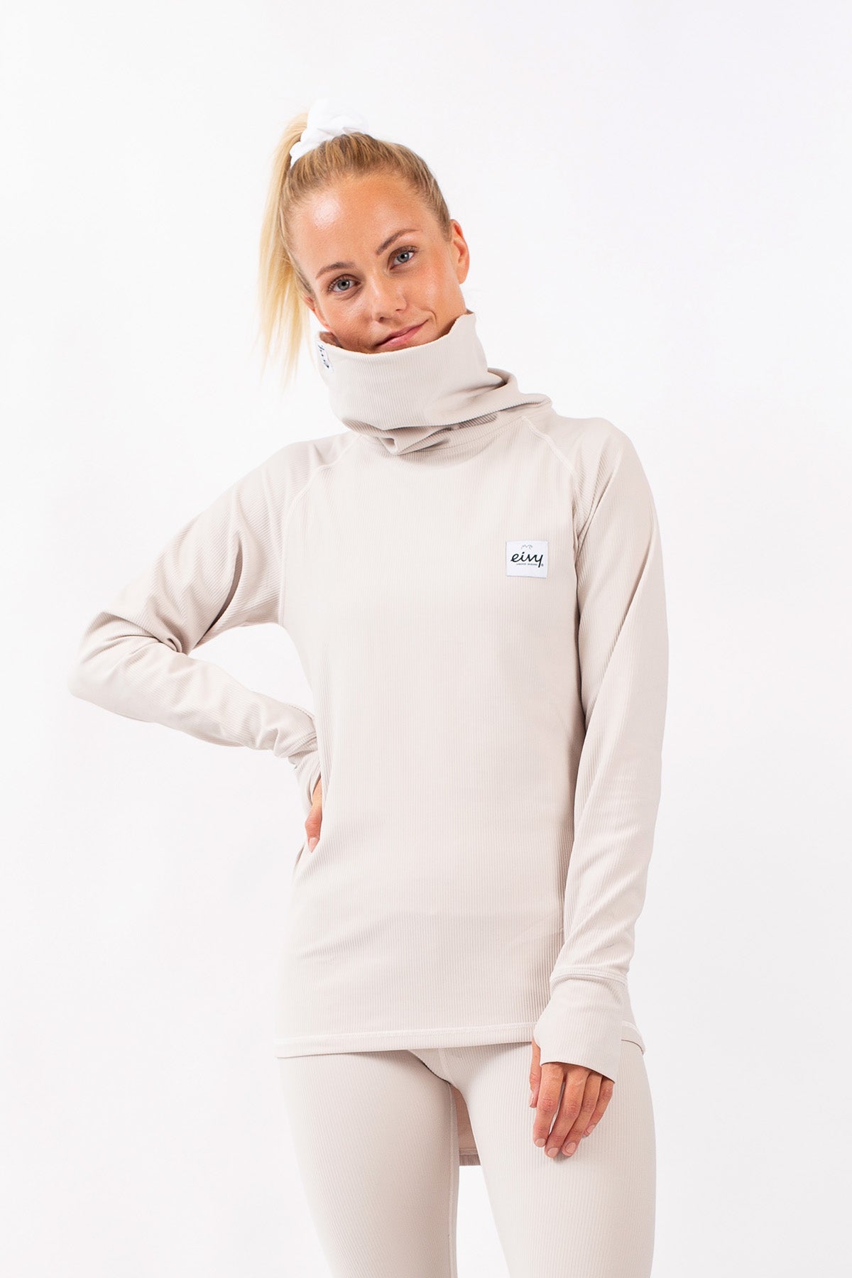 Eivy Icecold Rib Top – Faded Cloud
