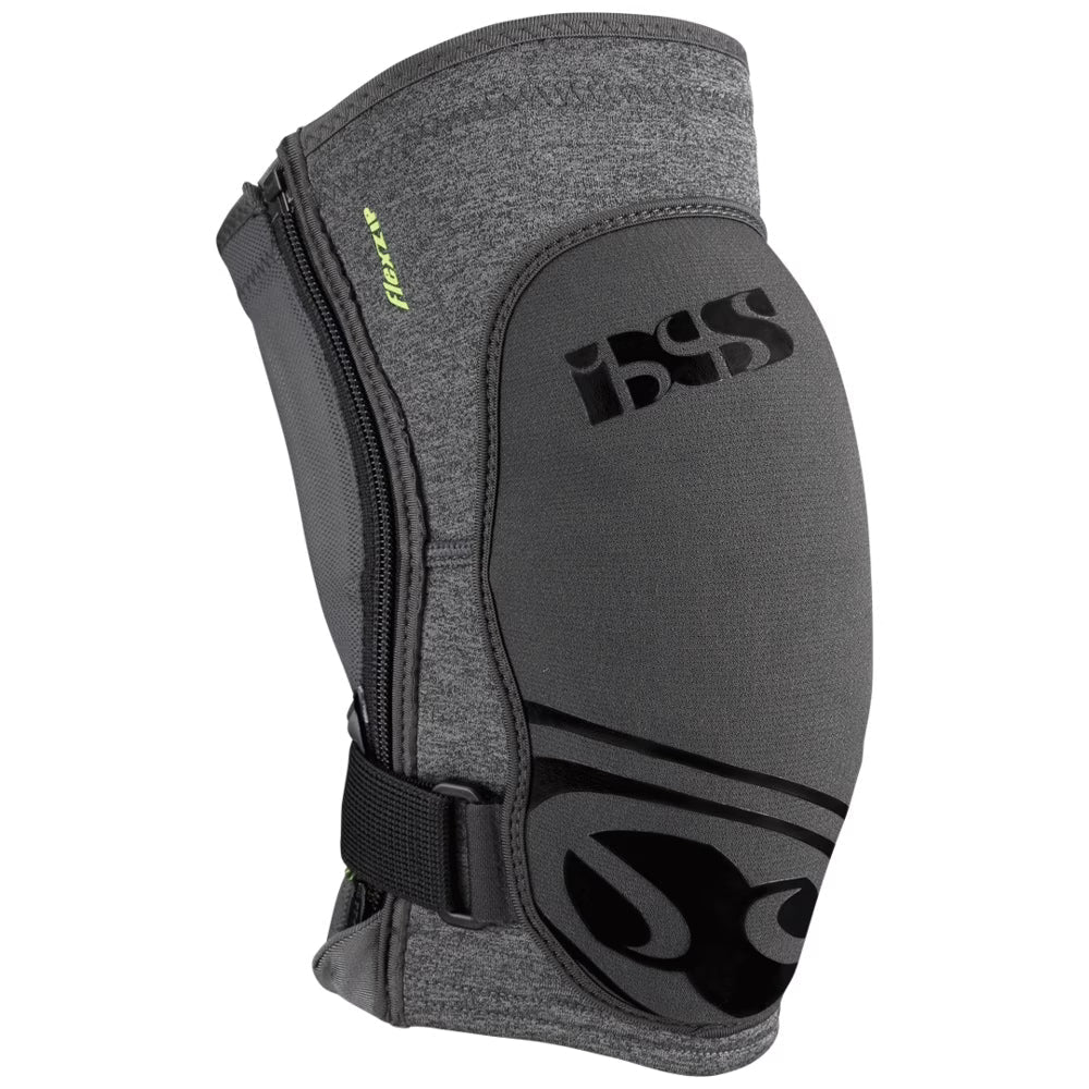 iXS Flow Zip Knee Guards grau