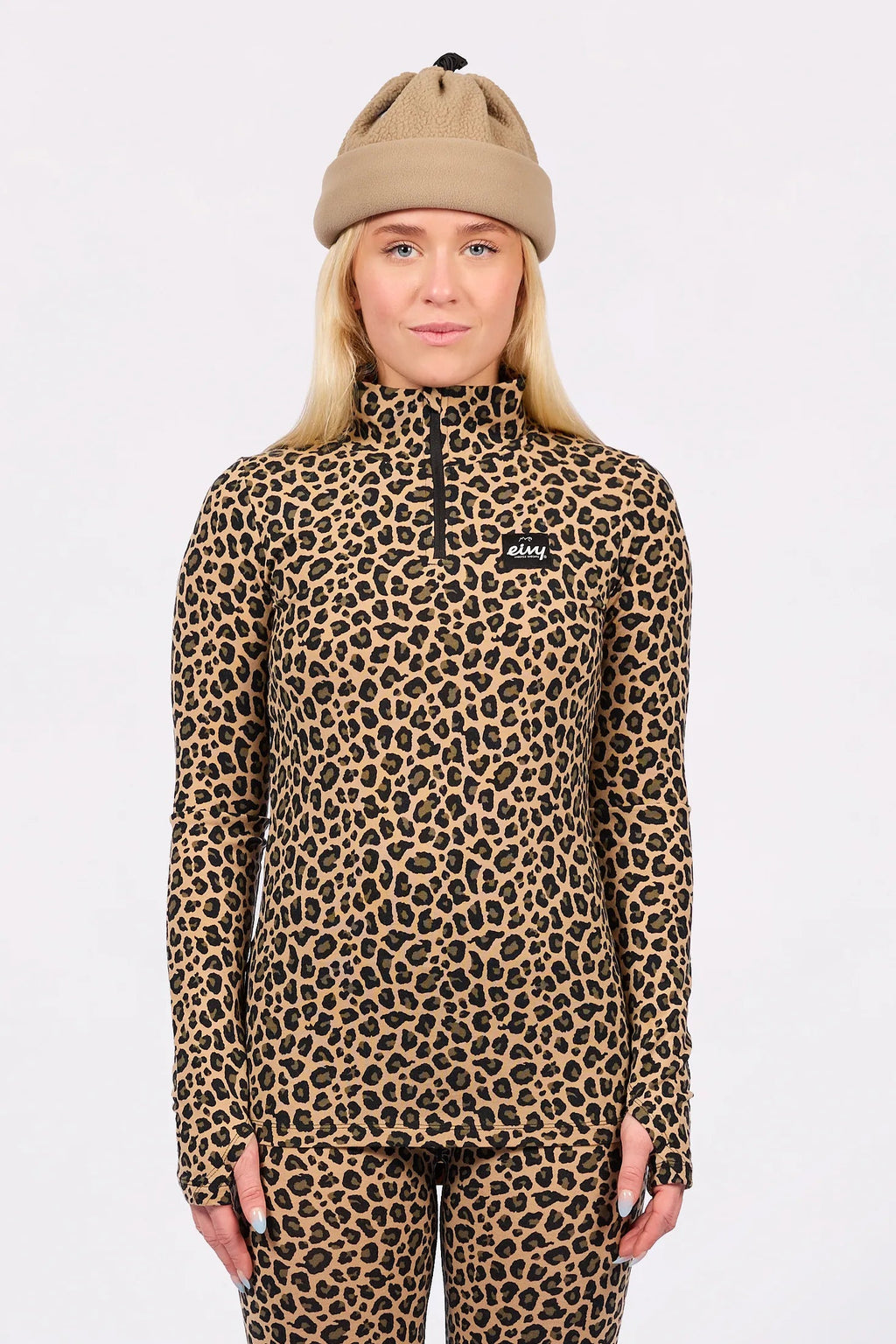 Eivy Journey Merino Wool Top – Leopard – 1