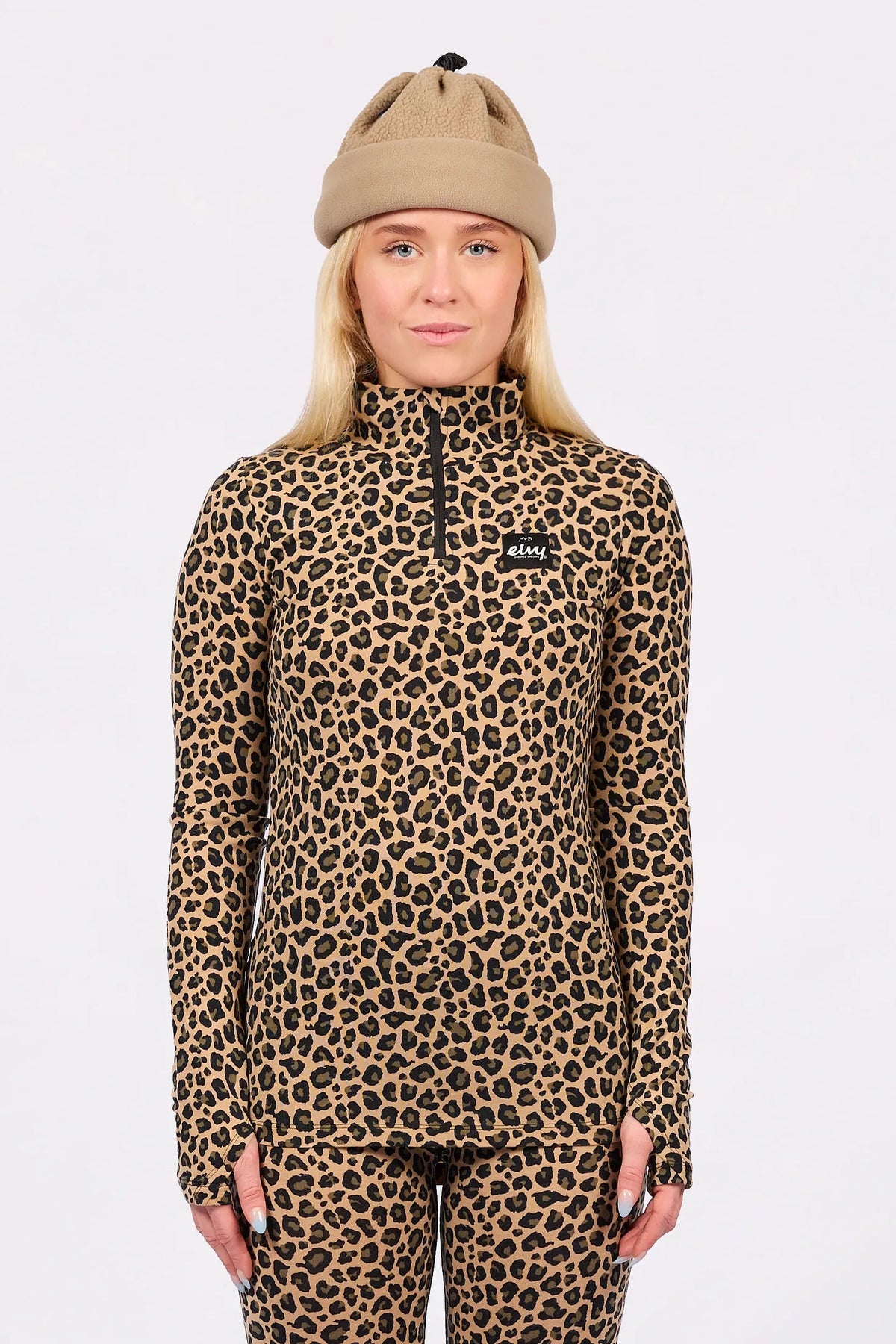 Eivy Journey Merino Wool Top – Leopard – 1