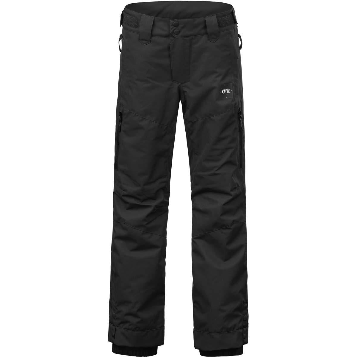 Picture Time Pants Kinder-Ski- & Snowboardhose – Black – Vorderansicht