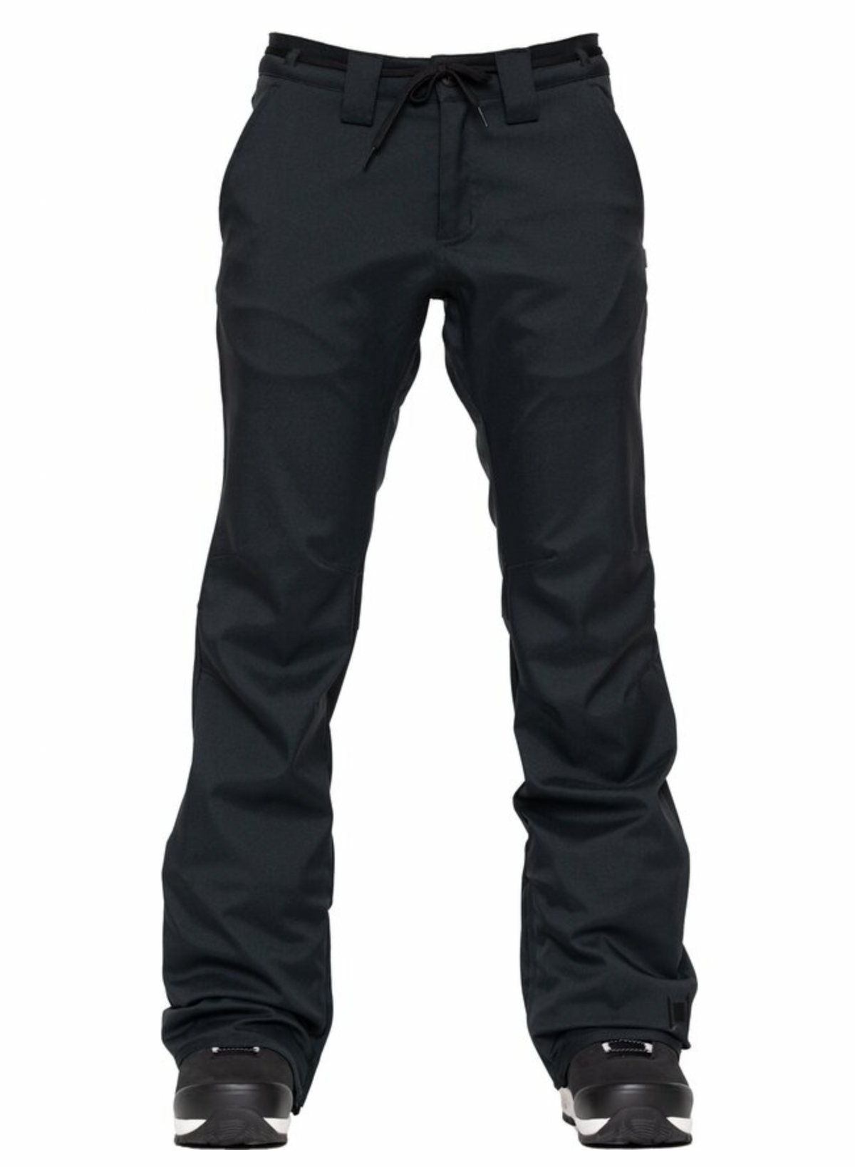 L1 Heartbreaker Twill Damen-Snowboardhose Black Vorderseite