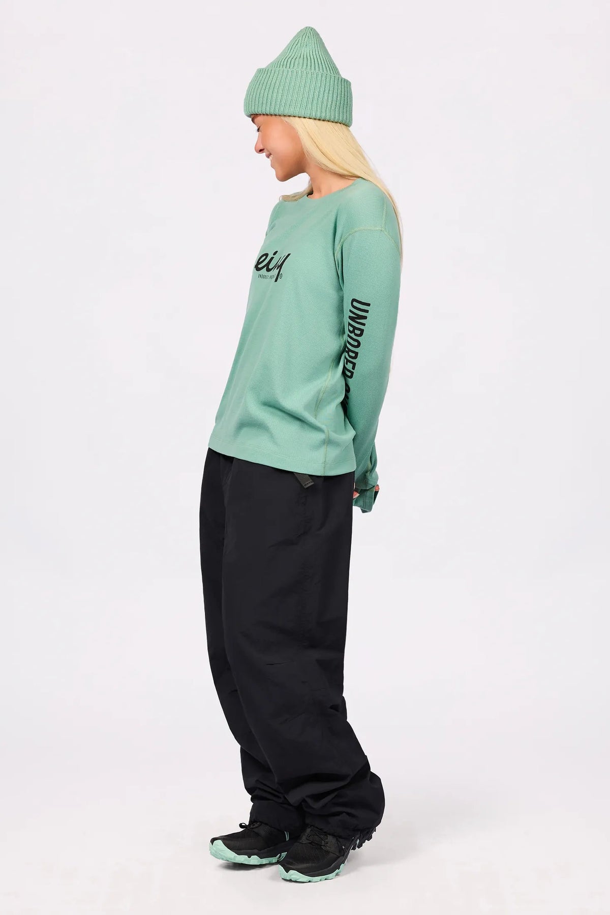 Eivy Loose Fit MX Merino Wool Rib Top – Menthe – 2