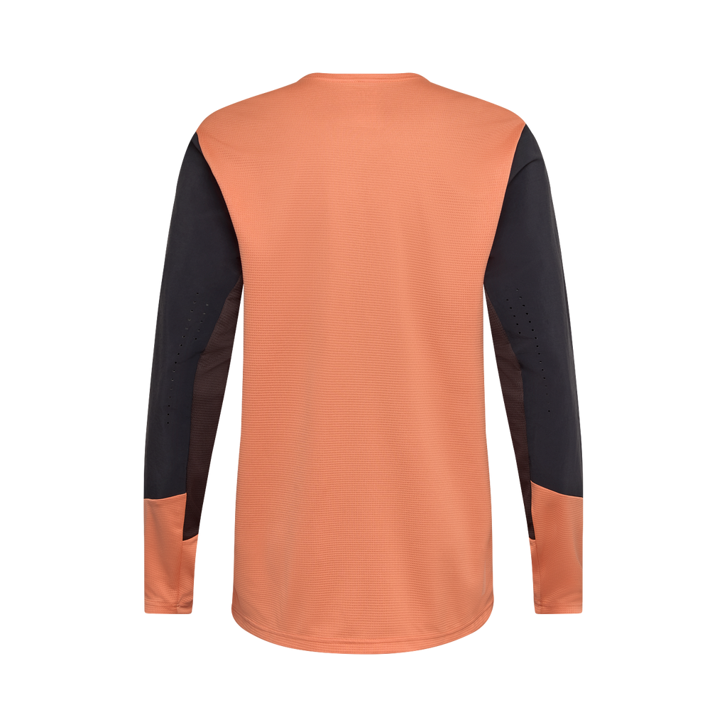 FOX Defend Langarmtrikot – Coral – Rückansicht