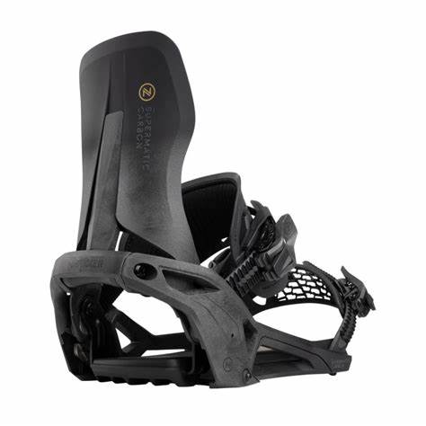 Nidecker Carbon Supermatic Black – Snowboardbindung