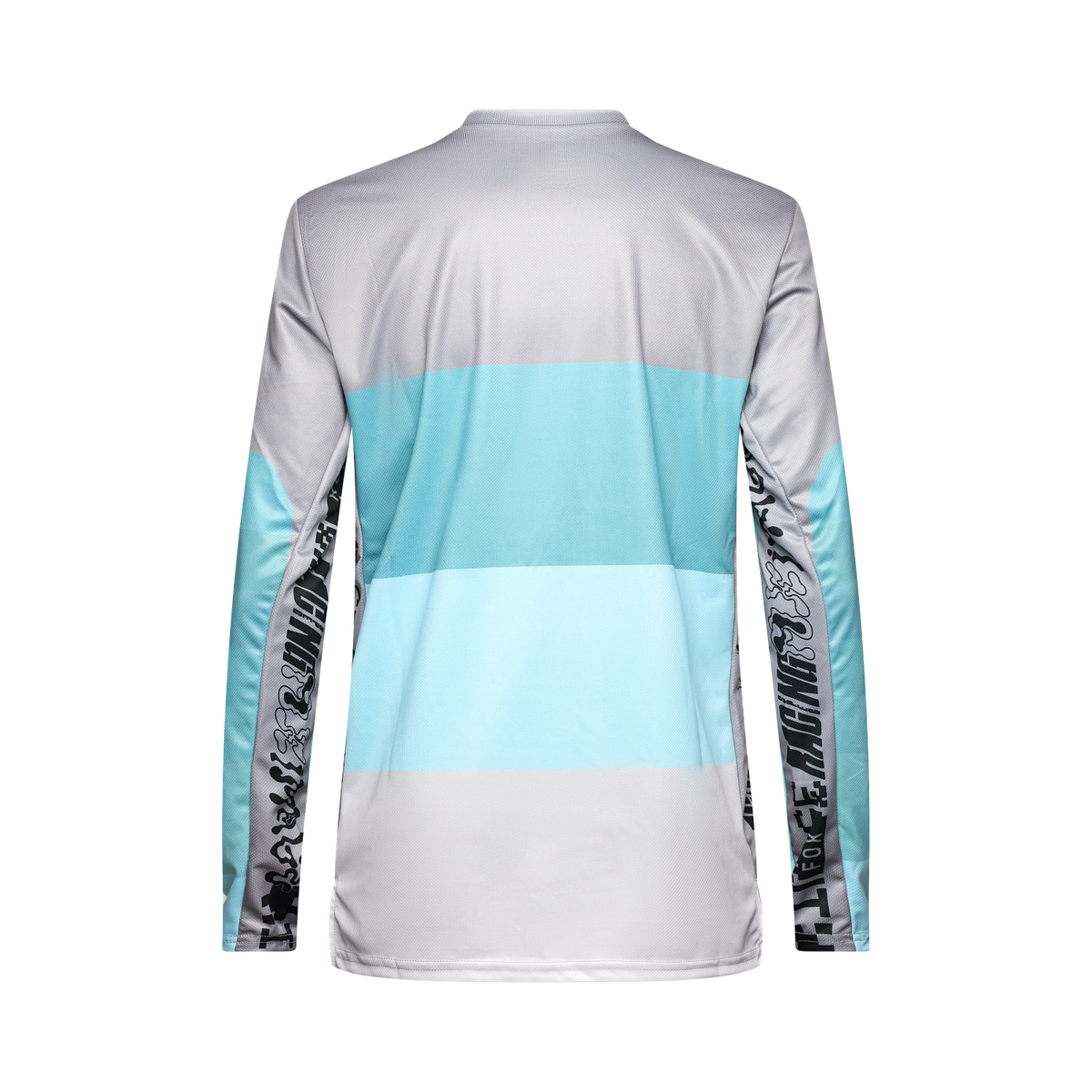FOX Ranger Grid Langarmtrikot – Steel Grey – Rückansicht