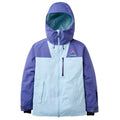 Passenger Snowscape Damen-Snowboardjacke in Purple Indigo/Ice Blue – Vorderansicht