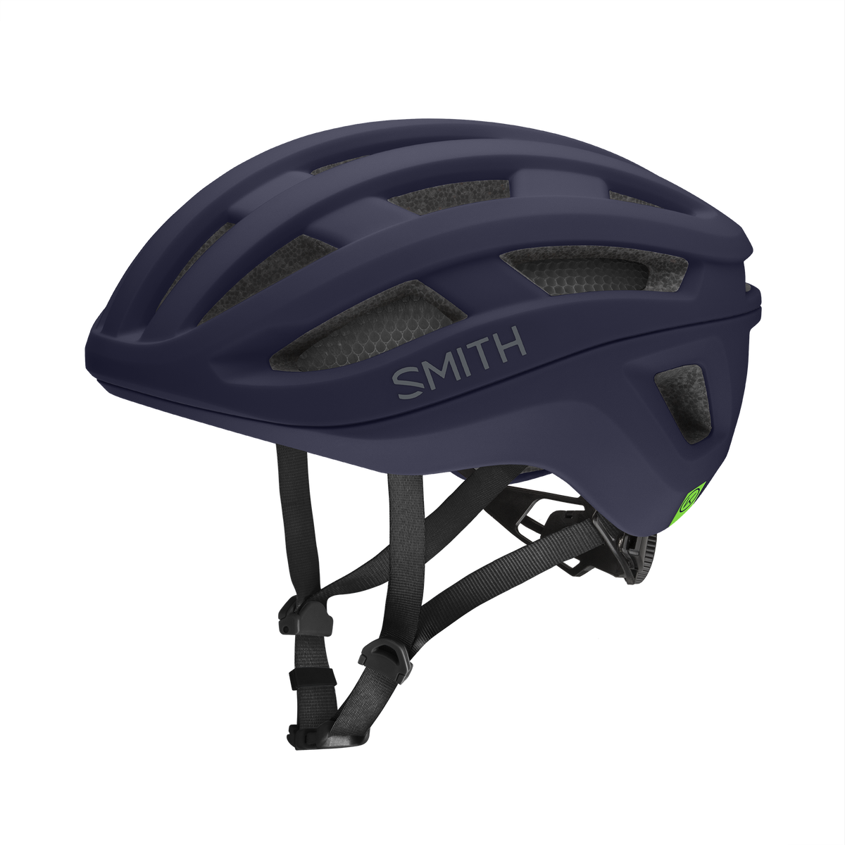 SMITH Persist Mips Fahrradhelm in Matte Midnight Navy – vollständige Seitenansicht