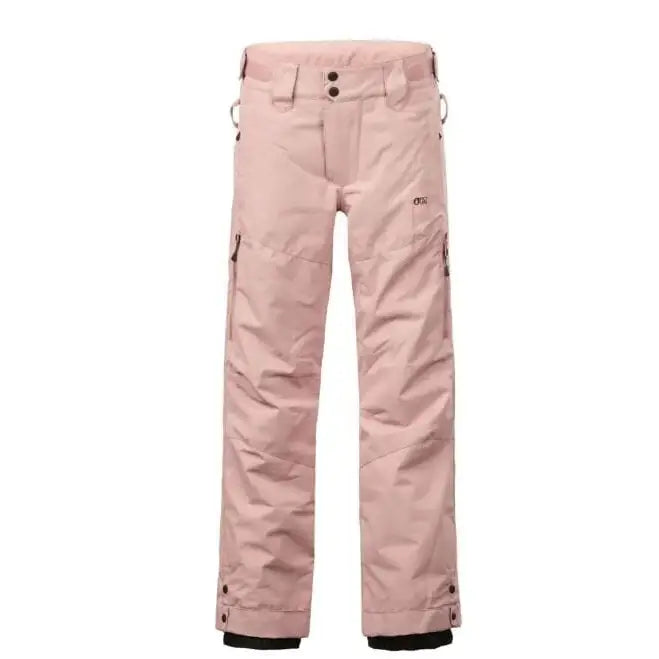 Picture Time Pants Kinder-Ski- und Snowboardhose in Ash Rose – Vorderansicht