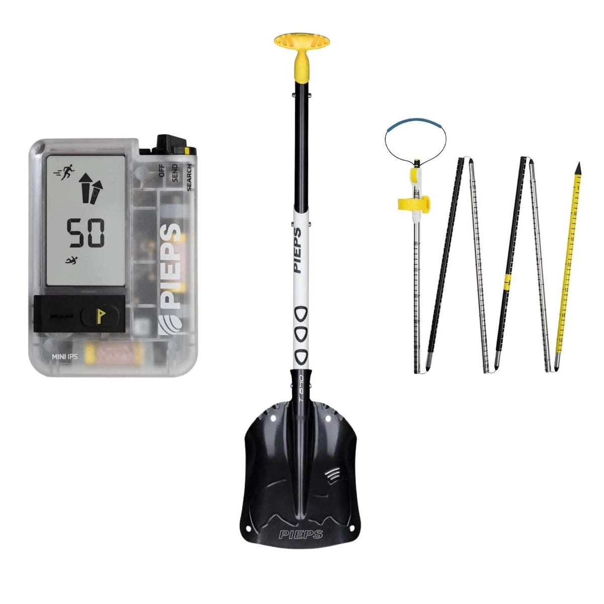 PIEPS SET MINI IPS – LVS-Gerät, Schaufel & Sonde