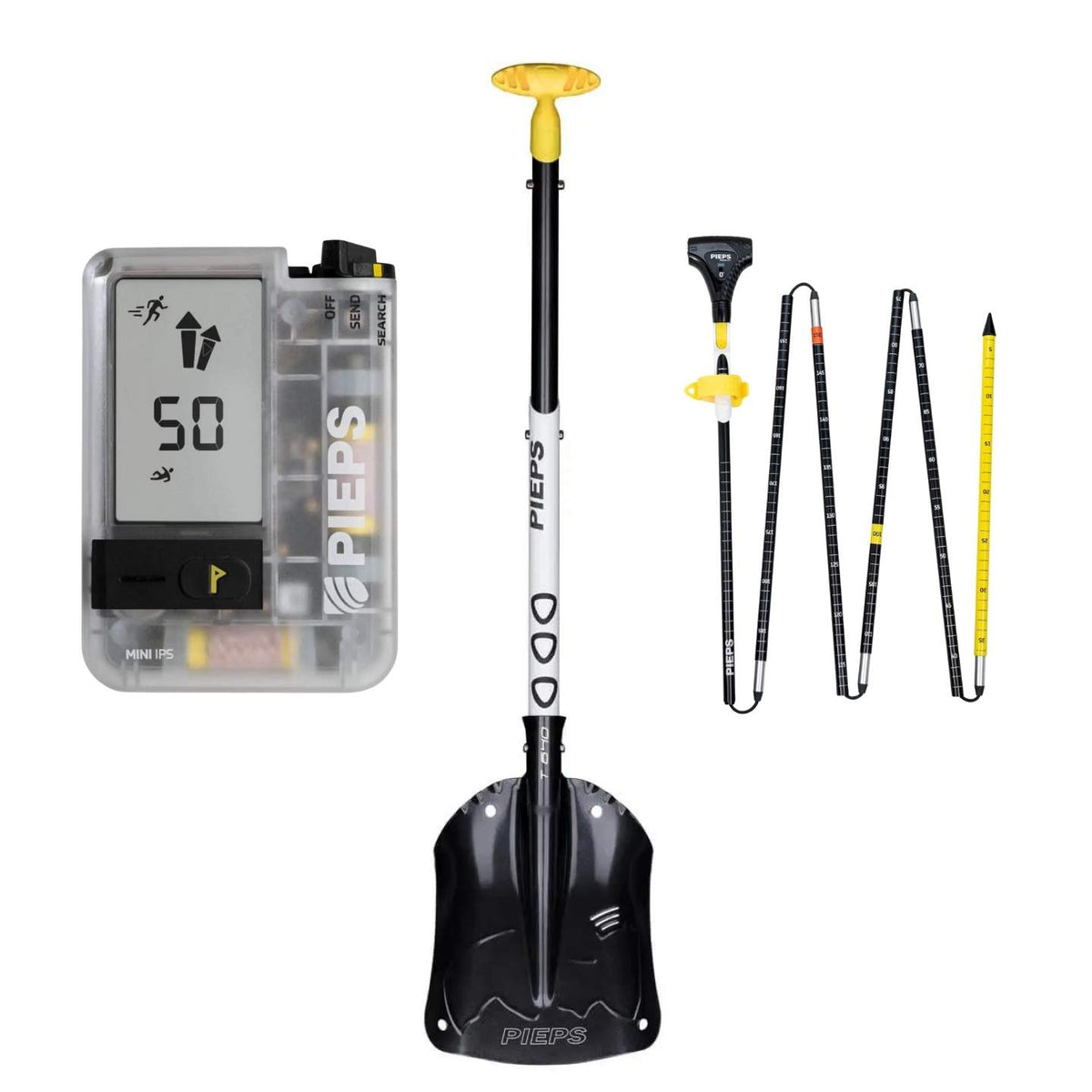 PIEPS SET ULTIMATE MINI IPS – LVS-Set mit elektronischer Sonde