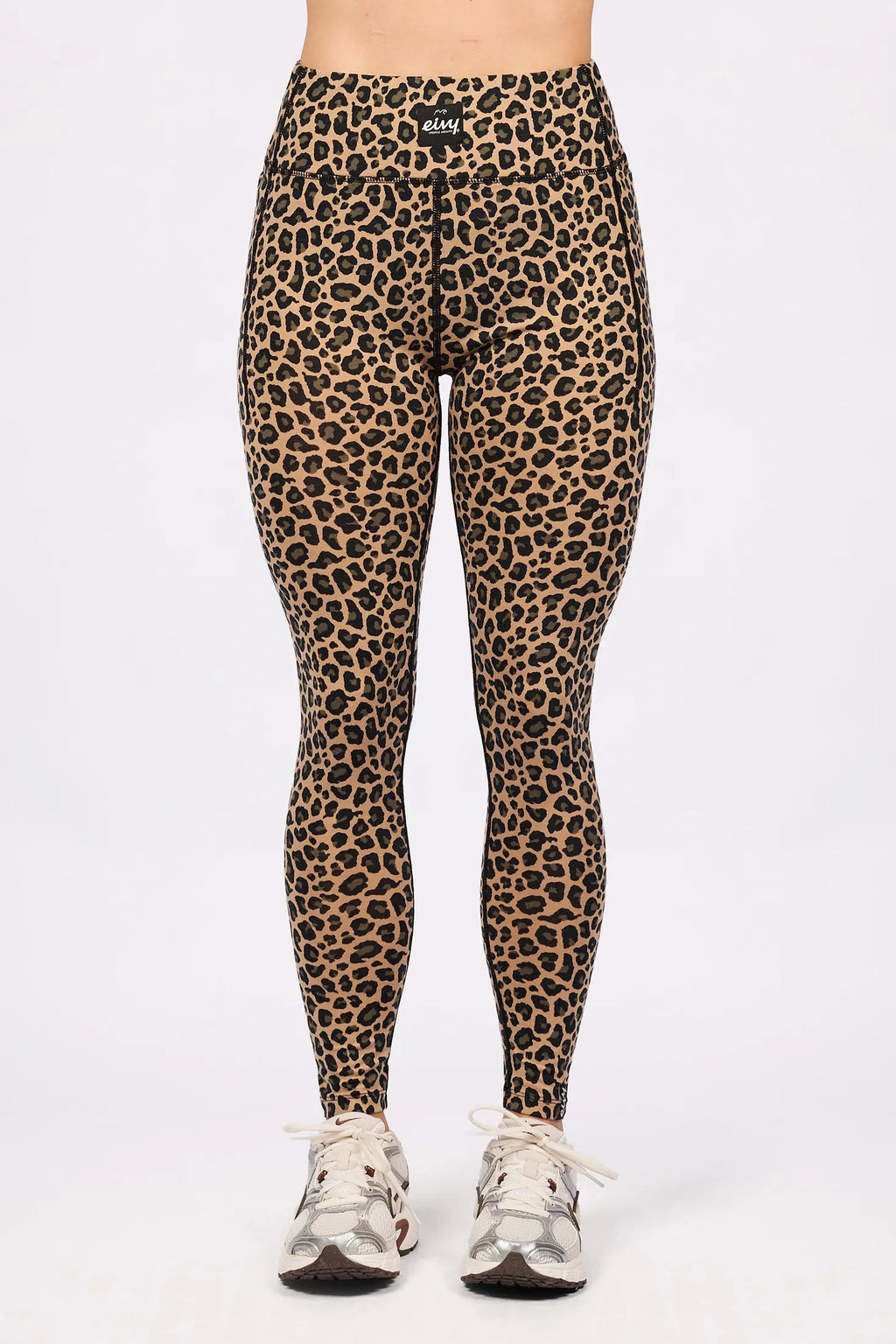 Eivy Pocket Merino Wool Tights – Leopard – 1