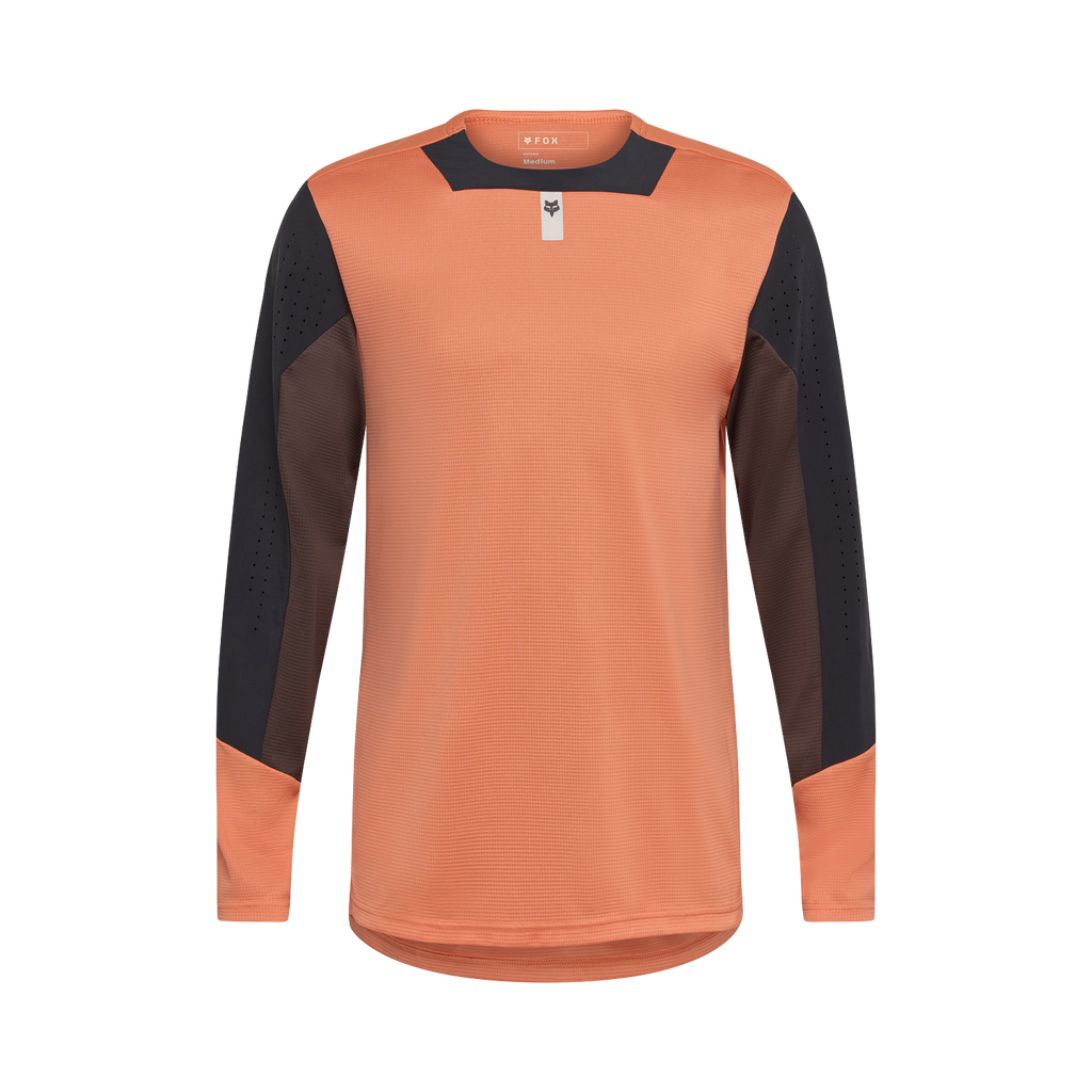 FOX Defend Langarmtrikot – Coral – Vorderansicht