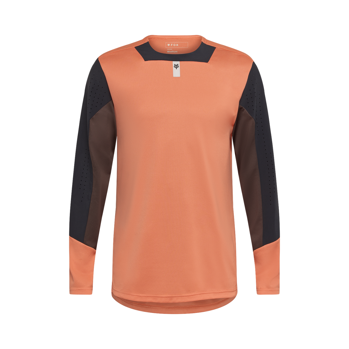 FOX Defend Langarmtrikot – Coral – Vorderansicht