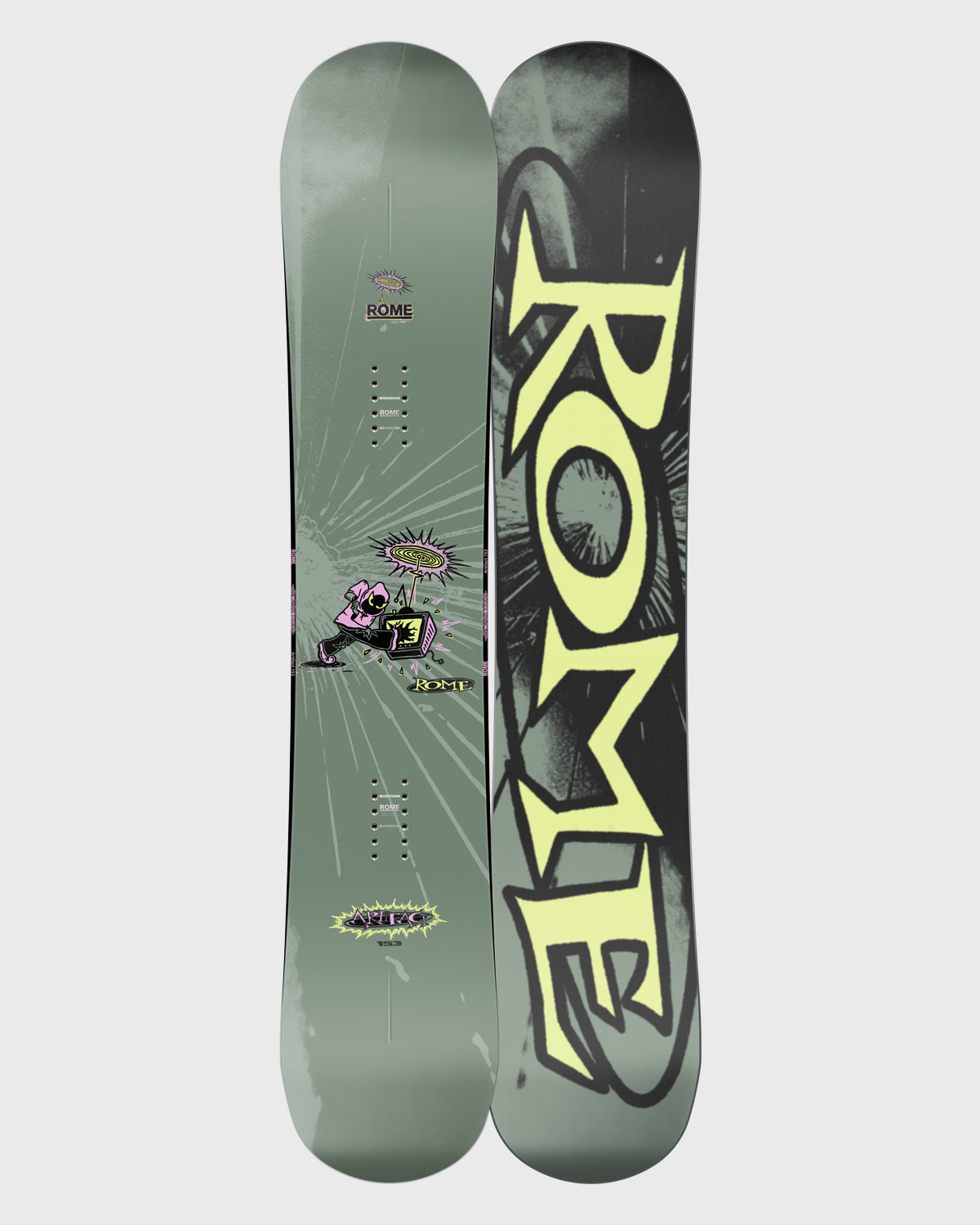 ROME Artifact 2027 – Freestyle Snowboard – Oberseite und Unterseite