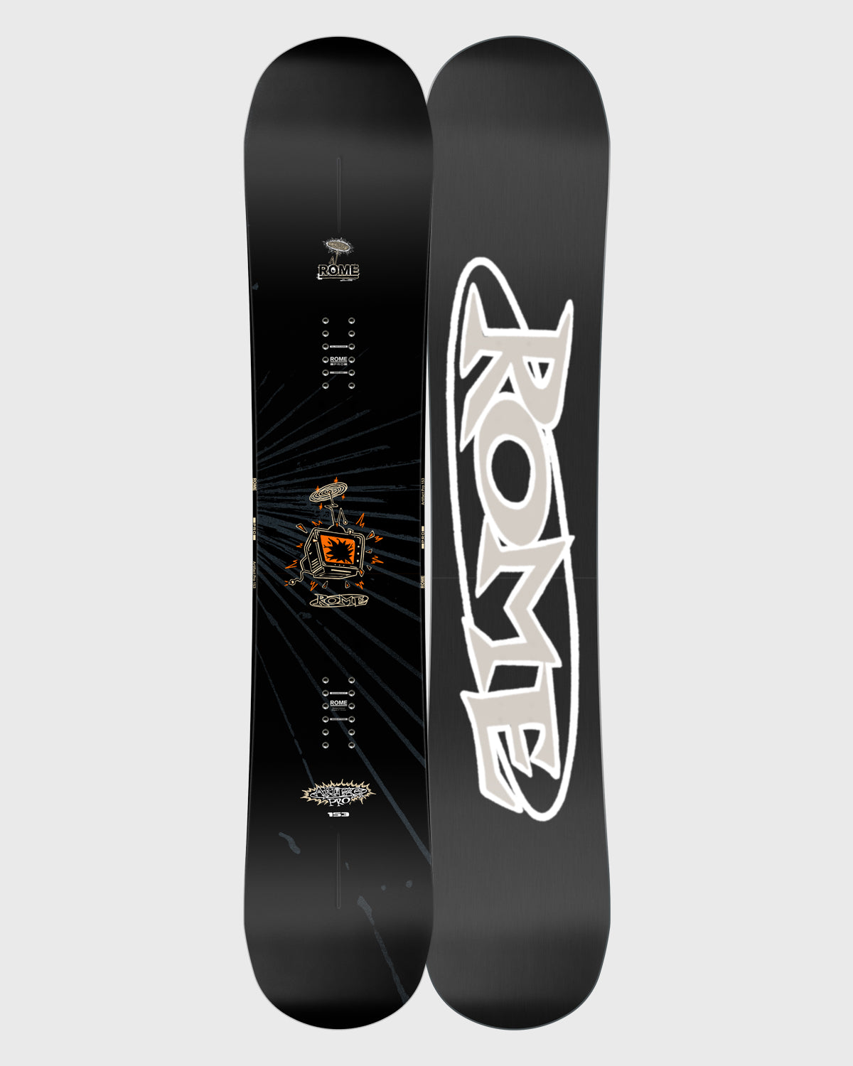 ROME Artifact Pro 2027 – Freestyle Snowboard – Oberseite und Unterseite