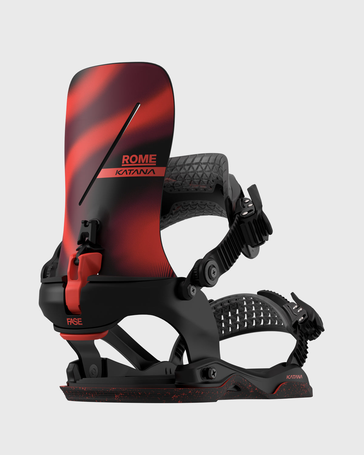 ROME Katana AW FASE 2027 – Damen-Snowboardbindung – Dunkelrot