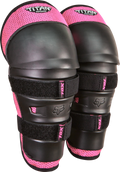 FOX Kinder Peewee Titan Knee Guard Schwarz/Silber
