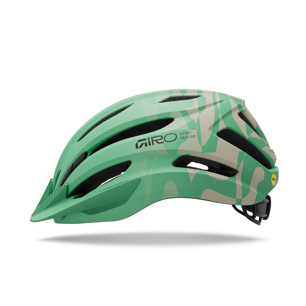 Giro Register Mips II Jugendhelm Matte Green Rush – Seitenansicht
