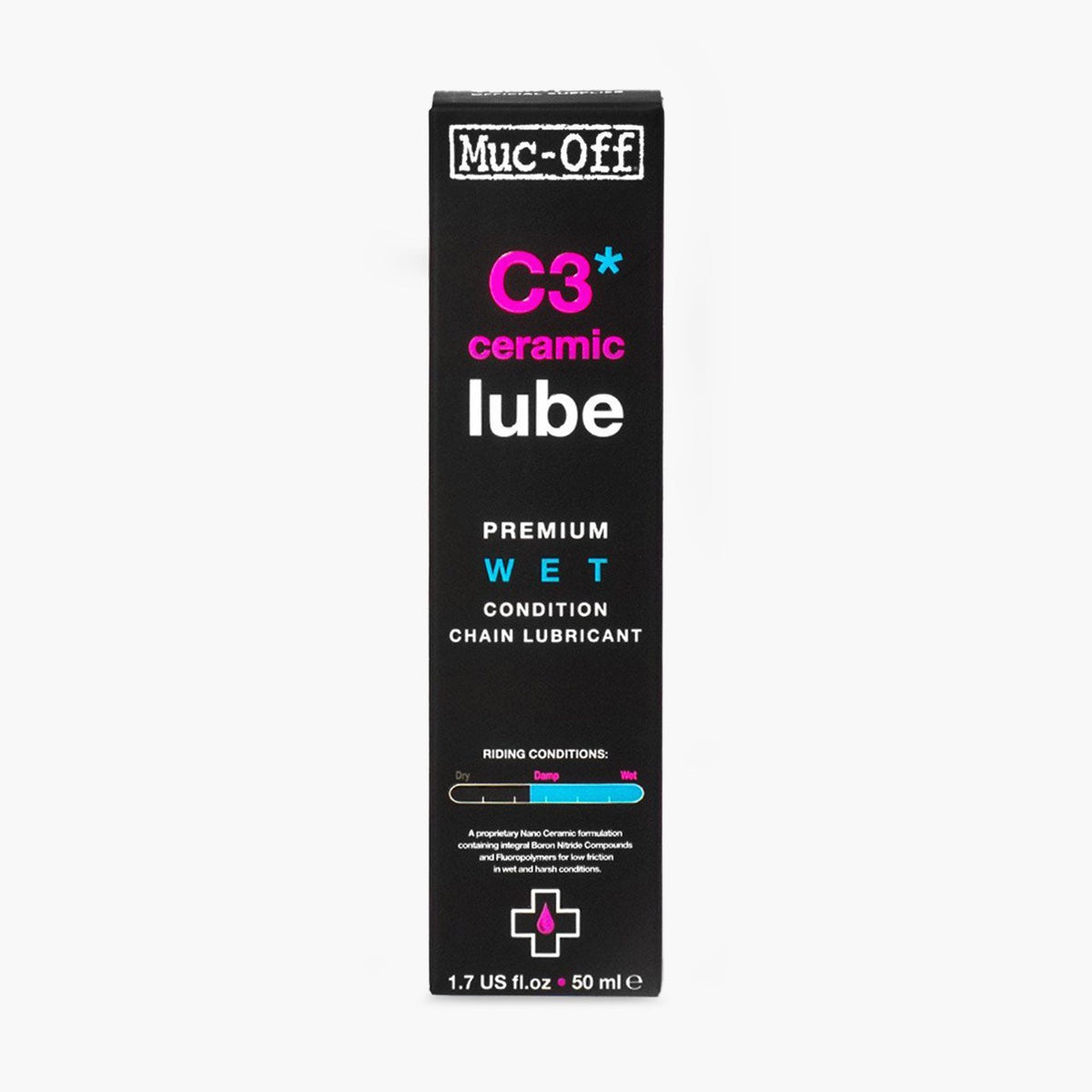 Muc-Off C3 Wet Ceramic Kettenöl – 50 ml
