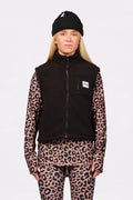Eivy Boxy Sherpa Vest - Black