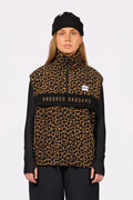 Eivy Ball Fleece Vest - Leopard