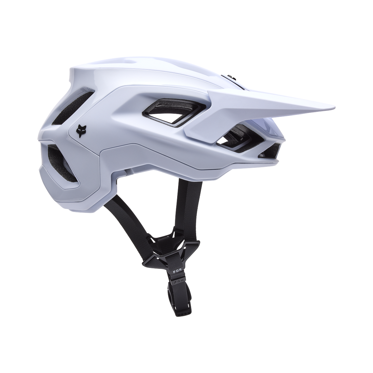 FOX Speedframe RS Matte White Helm Mattes Weiß