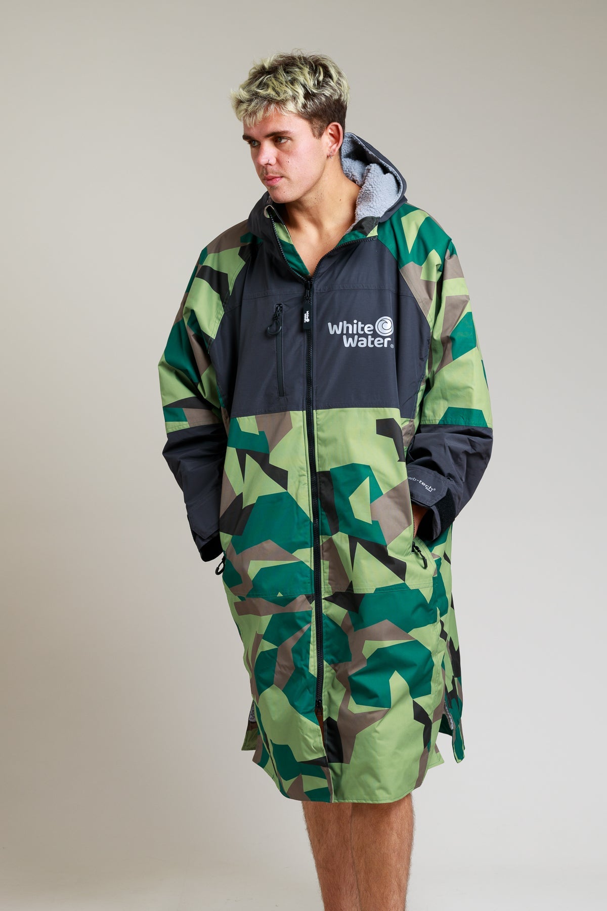 White Water Hard Shell Robe – Camo