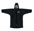 White Water Hard Shell Robe – Black/Leopard Print